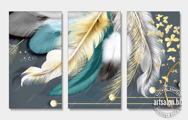 abstract-colors-feather-wall-art-print-blue-feather-pictures